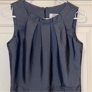 Karin Stevens • Women’s Shift Straight Pencil Dress • Pleated Ruffle • Size 6